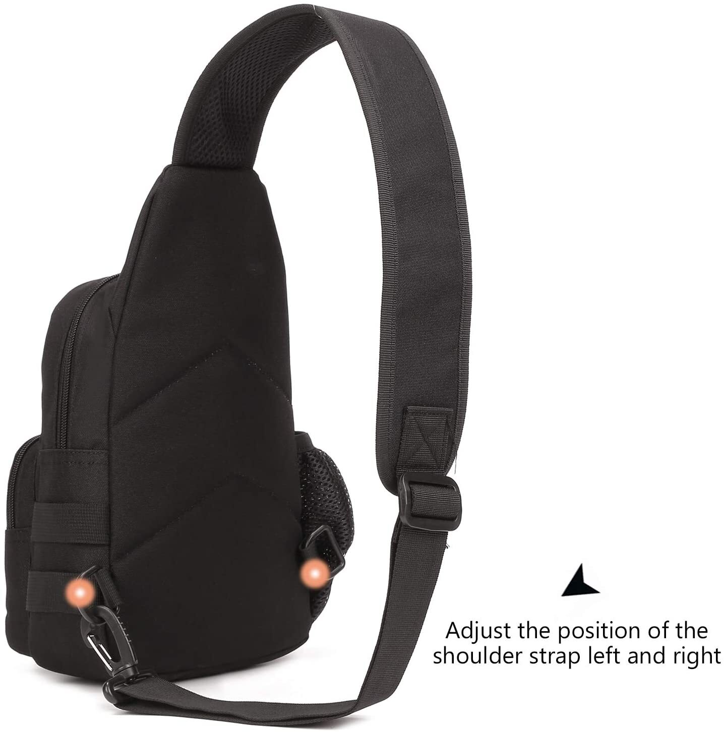 Tactical Sling Crossbody Backp - مراجعة Sling Backpack Shoulder وسعره