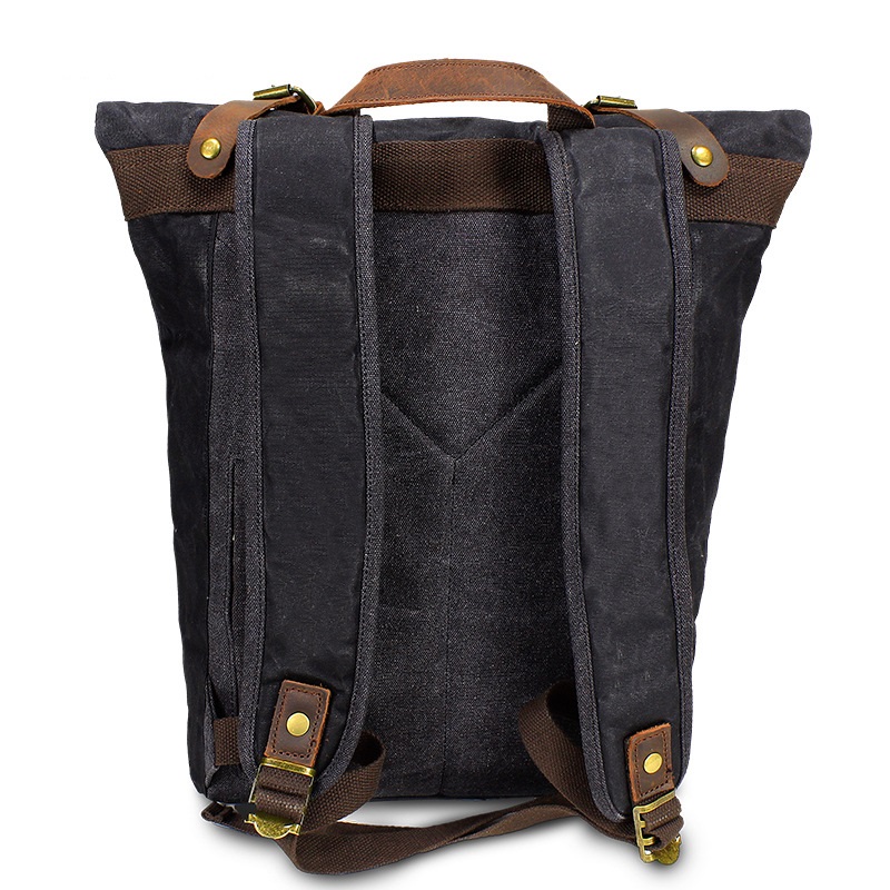 Retro Canvas Leather Backpacks - مراجعة Leather Backpack Vintage وسعره
