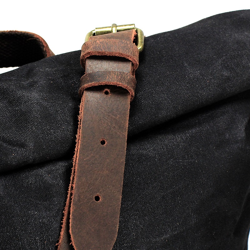 Retro Canvas Leather Backpacks - مراجعة Leather Backpack Vintage وسعره