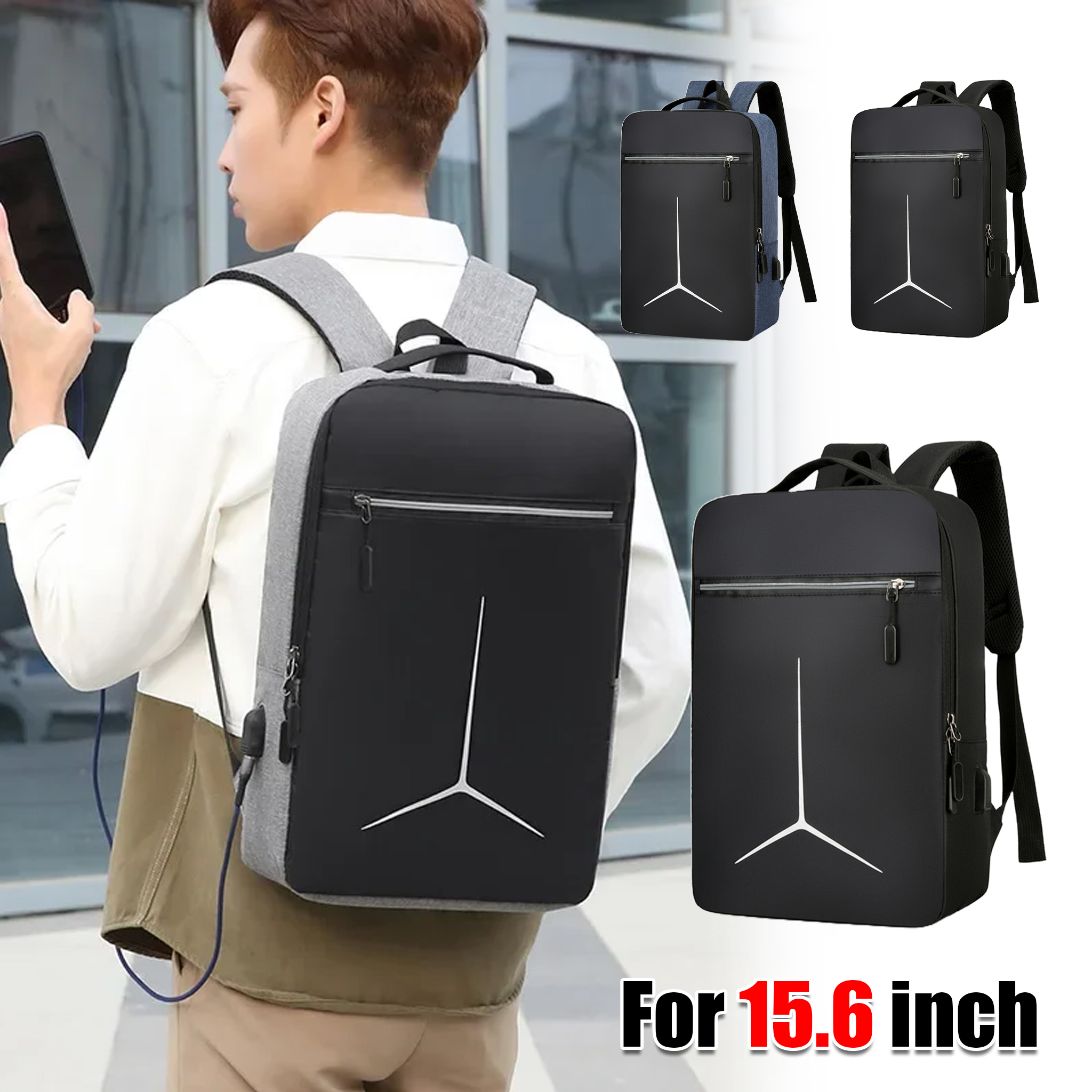 Fashion Anti Theft USB Waterpr - مراجعة Travel Backpack Anti Theft وسعره