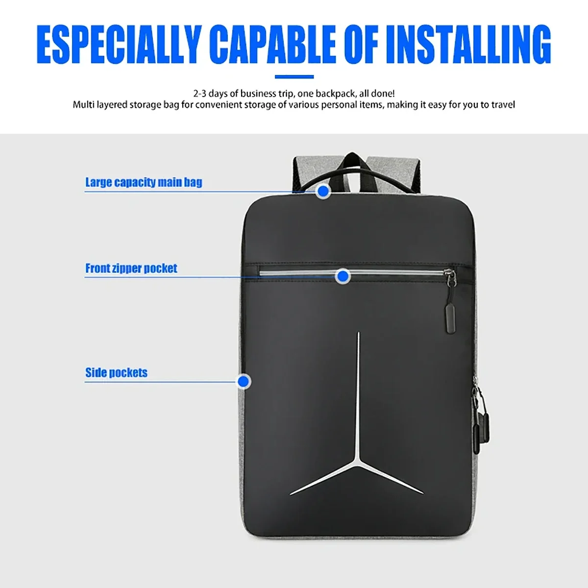 Fashion Anti Theft USB Waterpr - مراجعة Travel Backpack Anti Theft وسعره